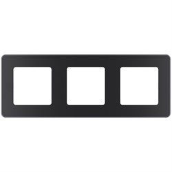 Legrand Inspiria антрацит рамка - 3 поста 673953 - фото 74776