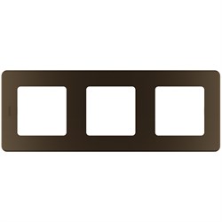 Legrand Inspiria бронза рамка - 3 поста 673959 - фото 74783