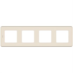 Legrand Inspiria слоновая кость рамка - 4 поста 673961 - фото 74785