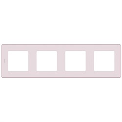 Legrand Inspiria розовый рамка - 4 поста 673964 - фото 74788