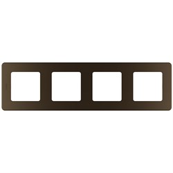 Legrand Inspiria бронза рамка - 4 поста 673969 - фото 74793