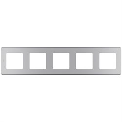 Legrand Inspiria алюминий рамка - 5 постов 673972 - фото 74796