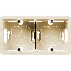 Legrand Inspiria слоновая кость коробка накладного монтажа - 2 поста 673991 - фото 74807