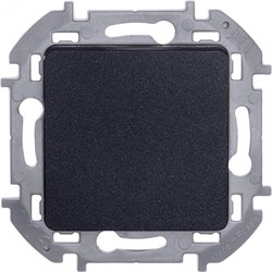 Выключатель кнопочный Inspiria 6А 250В без фиксации НО/НЗ механизм антрацит Leg 673693 pe588903 - фото 74838