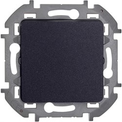 Legrand/Daccord Inspiria Переключатель перекрёстный одноклавишный 10АХ 250В винтовые зажимы - антрацит 673583 - фото 74867