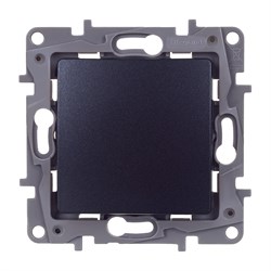 Legrand Etika Антрацит Переключатель промежуточный 1-клавишный, винтовые клеммы, 10AX, 250 В 672649 - фото 74890