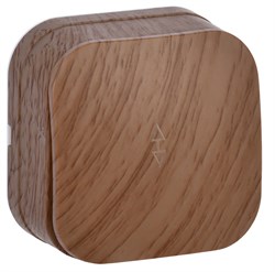 IEK GLORY ВСп10-1-0-ХД Выключ. 1-кл. проход. о/у 10А GLORY дуб EVH12-K24-10 - фото 75169