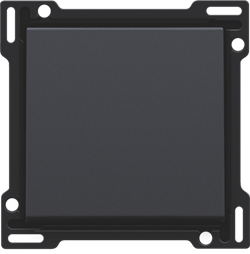 Niko Антрацит Клавиша одинарная 122-61105 - фото 75247