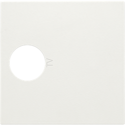 Niko Белый Накладка TV розетки 101-69101 - фото 75274