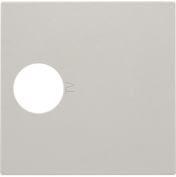 Niko Серый Накладка TV розетки 102-69101 - фото 75275