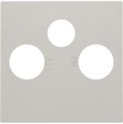 Niko Серый Накладка TV/FM/SAT 102-69551 - фото 75280