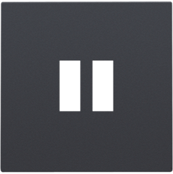 Niko Антрацит Накладка на USB-зарядку 122-68001 - фото 75291