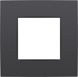Niko Intense Антрацит Рамка на 1 пост 122-76100 - фото 75295