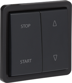 Niko Hydro Черный Переключатель для жалюзи, мех блокировка, IP55, пруж клеммы 761-35905 - фото 75353