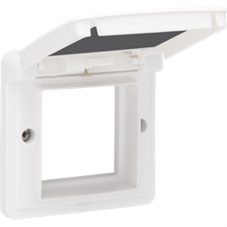 Niko Hydro Белый Переходник для коммуникационных розеток 45х45 701-85000 - фото 75362