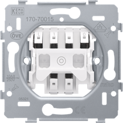Niko Механизм кнопки трехпроводной NO, пруж клеммы 170-70015 - фото 75367