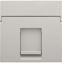Niko Серый Накладка на розетку RJ, 102-65100 - фото 75369