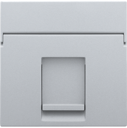 Niko Серебро Накладка на розетку RJ 121-65100 - фото 75375