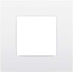 Niko Intense Рамка на 1 пост, белый матовый 131-76100 - фото 75380