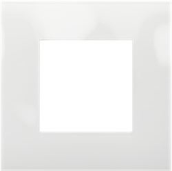 Niko Pure Прозрачный белый Рамка на 1 пост 241-76100 - фото 75391