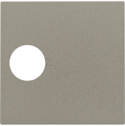 Niko Бронза Накладка TV розетки 123-69101 - фото 75398