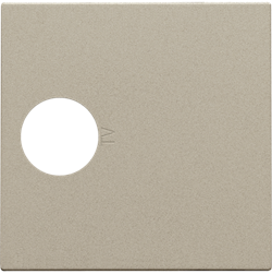 Niko Шампань Накладка TV розетки 157-69101 - фото 75400