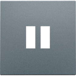 Niko Свинцово-серый Накладка на USB-зарядку 220-68001 - фото 75425