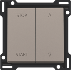 Niko Бронза Накладка на выключатель для жалюзи 123-65905 - фото 75433