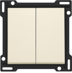 Niko Слоновая кость Клавиша двойная 100-61505 - фото 75436