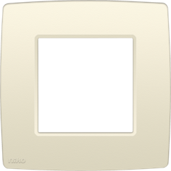 Niko Original Слоновая кость Рамка на 1 пост 100-76100 - фото 75441