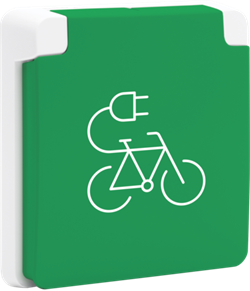 Niko Hydro Белый Розетка зарядки электровелосипеда, пруж клеммы 701-36875 - фото 75497