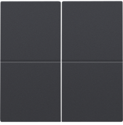 Niko Антрацит Клавиша двойная, HUE 122-00060 - фото 75506