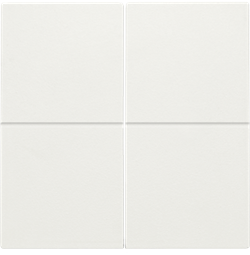 Niko Белый Клавиша двойная, HUE 101-00060 - фото 75508