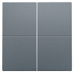 Niko Свинцово-серый Клавиша двойная, HUE 220-00060 - фото 75514