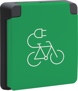 Niko Hydro Черный Розетка зарядки электровелосипеда, пруж клеммы 761-36875 - фото 75515