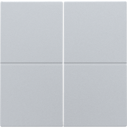 Niko Серебро Клавиша двойная, HUE 121-00060 - фото 75517