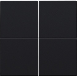 Niko Черный Клавиша двойная, HUE 161-00060 - фото 75521