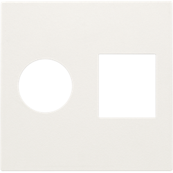 Niko Накладка TV + RJ, белый 101-65702 - фото 75529