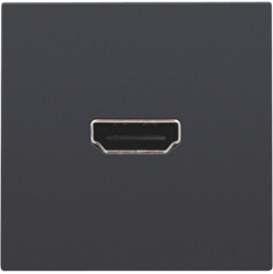 Niko Антрацит Розетка HDMI/HDMI 122-69417 - фото 75562