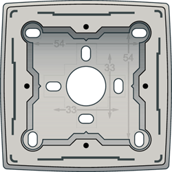 Niko Серый Коробка для накл монтажа, одинарная 102-77100 - фото 75578