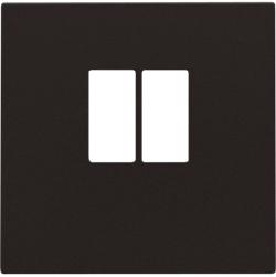 Niko Накладка аудиорозетки, клеммы до 4мм2, шоколад 124-69801 - фото 75590