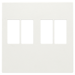 Niko Накладка двойной аудиорозетки, 4мм2, белый 101-69701 - фото 75593