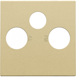 Niko Золото Накладка TV/FM/SAT 221-69551 - фото 75601