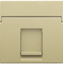 Niko Золото Накладка на розетку RJ 221-65100 - фото 75608
