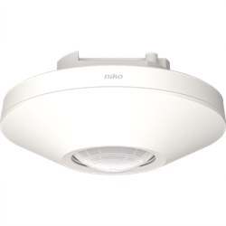 Niko Белый Датчик движения KNX® 360°, 15м, 5-канальный, встраиваемый 350-34004 - фото 75622