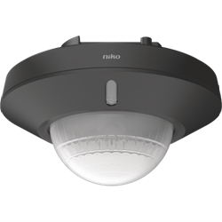 Niko Черный Датчик движения KNX® 360°, 39м, IP40, 5-канальный, встраиваемый 350-34013 - фото 75623