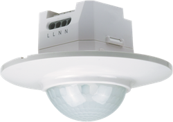 Niko Белый Датчик присутствия 360°, 14м, встраиваемый, слэйв 351-25459 - фото 75635