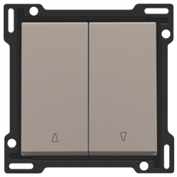 Niko Накладка на выключатель для жалюзи, бронза 123-65914 - фото 75639