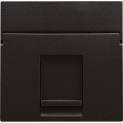 Niko Шоколад Накладка на розетку RJ 124-65100 - фото 75651