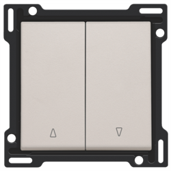 Niko Накладка на выключатель для жалюзи, серый 102-65914 - фото 75653